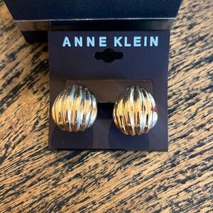 Anne Klein gold earrings